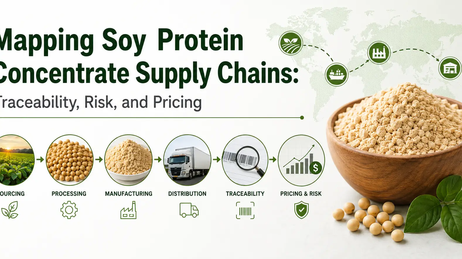 Mapping Soy Protein Concentrate Supply Chains: Traceability, Risk, and Pricing